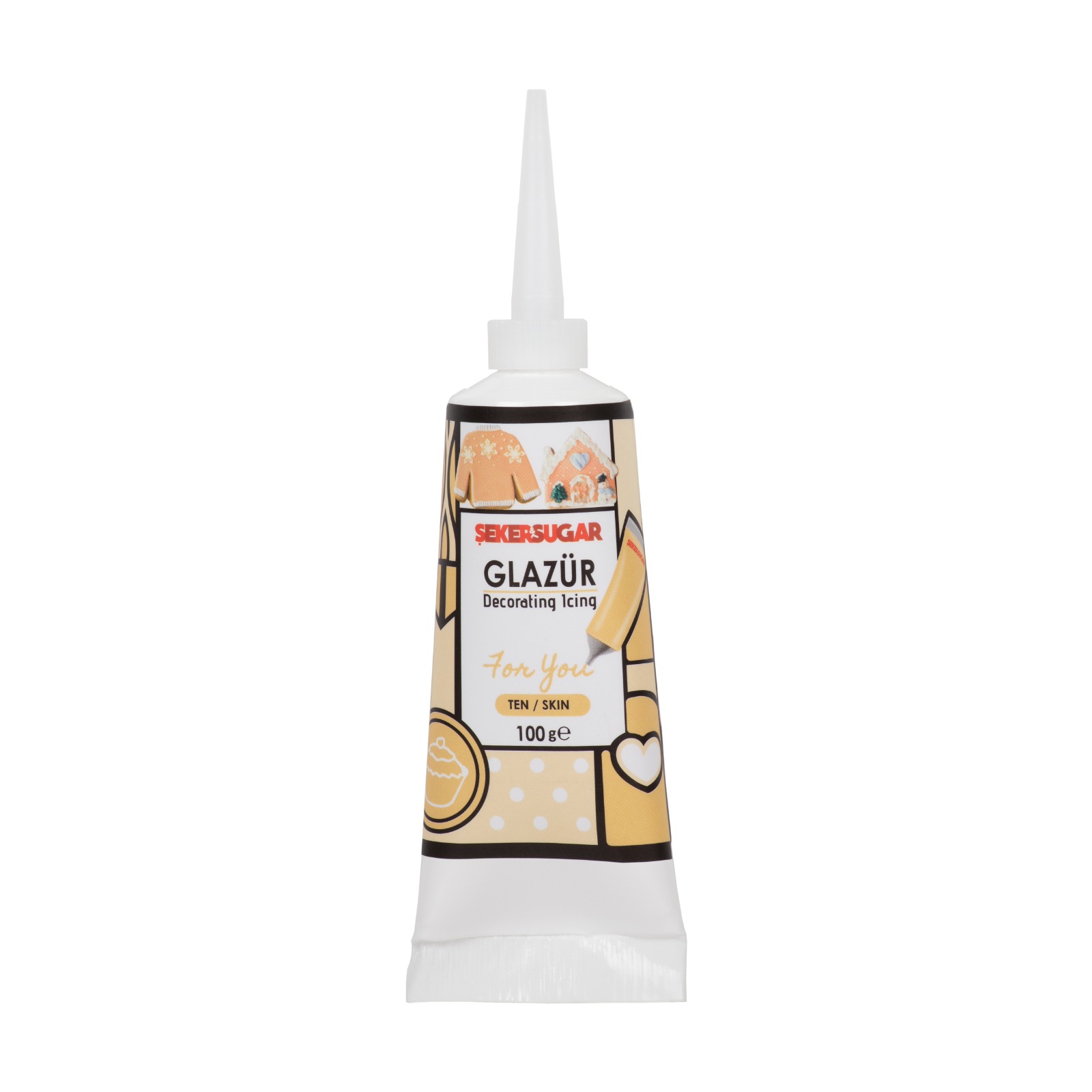 ŞEKER&SUGAR TÜP GLAZÜR 100 GR