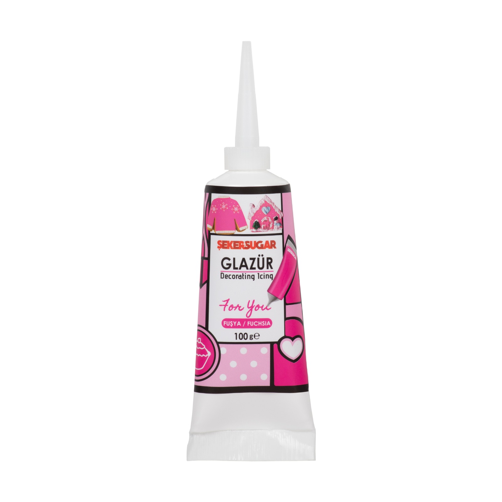ŞEKER&SUGAR TÜP GLAZÜR 100 GR