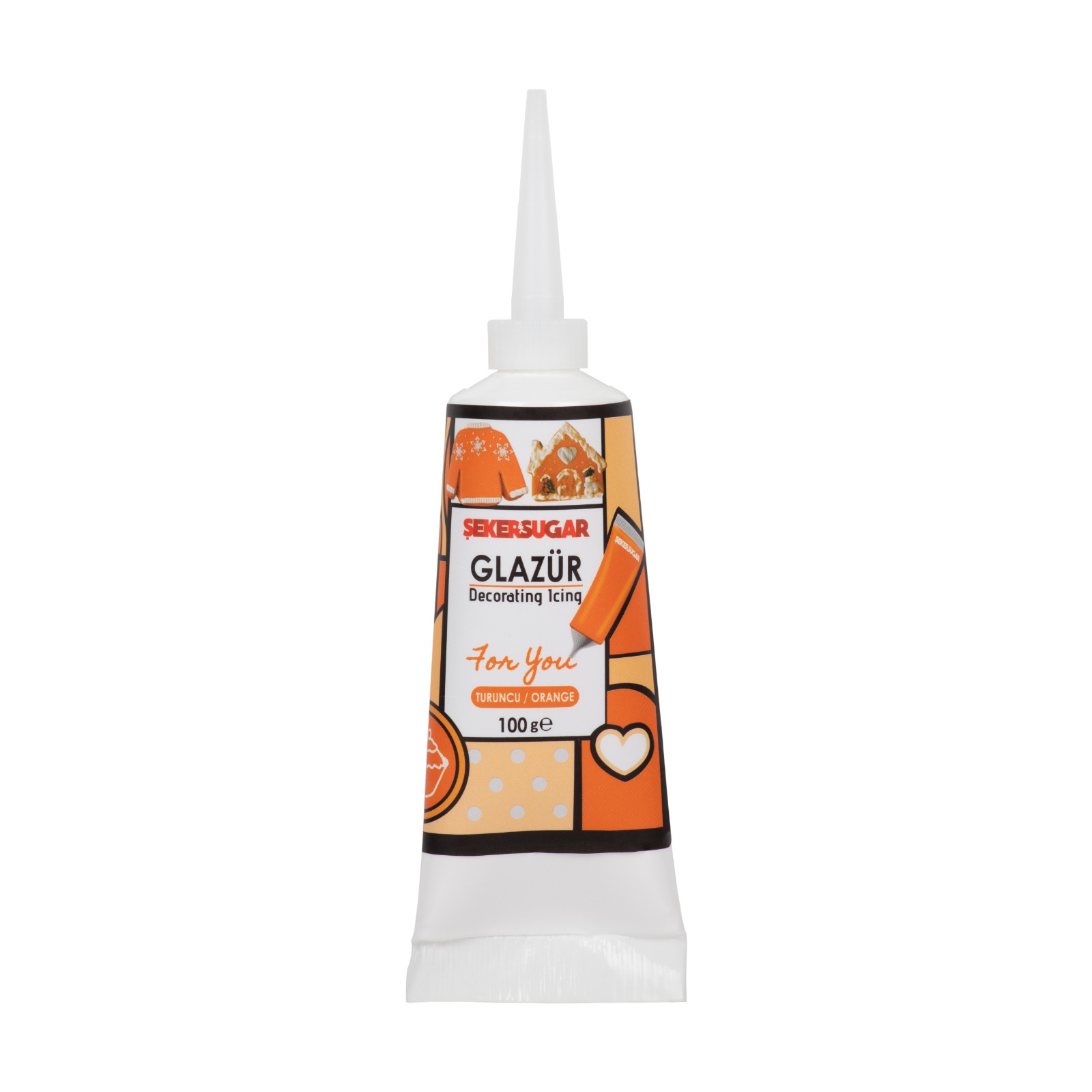 ŞEKER&SUGAR TÜP GLAZÜR 100 GR