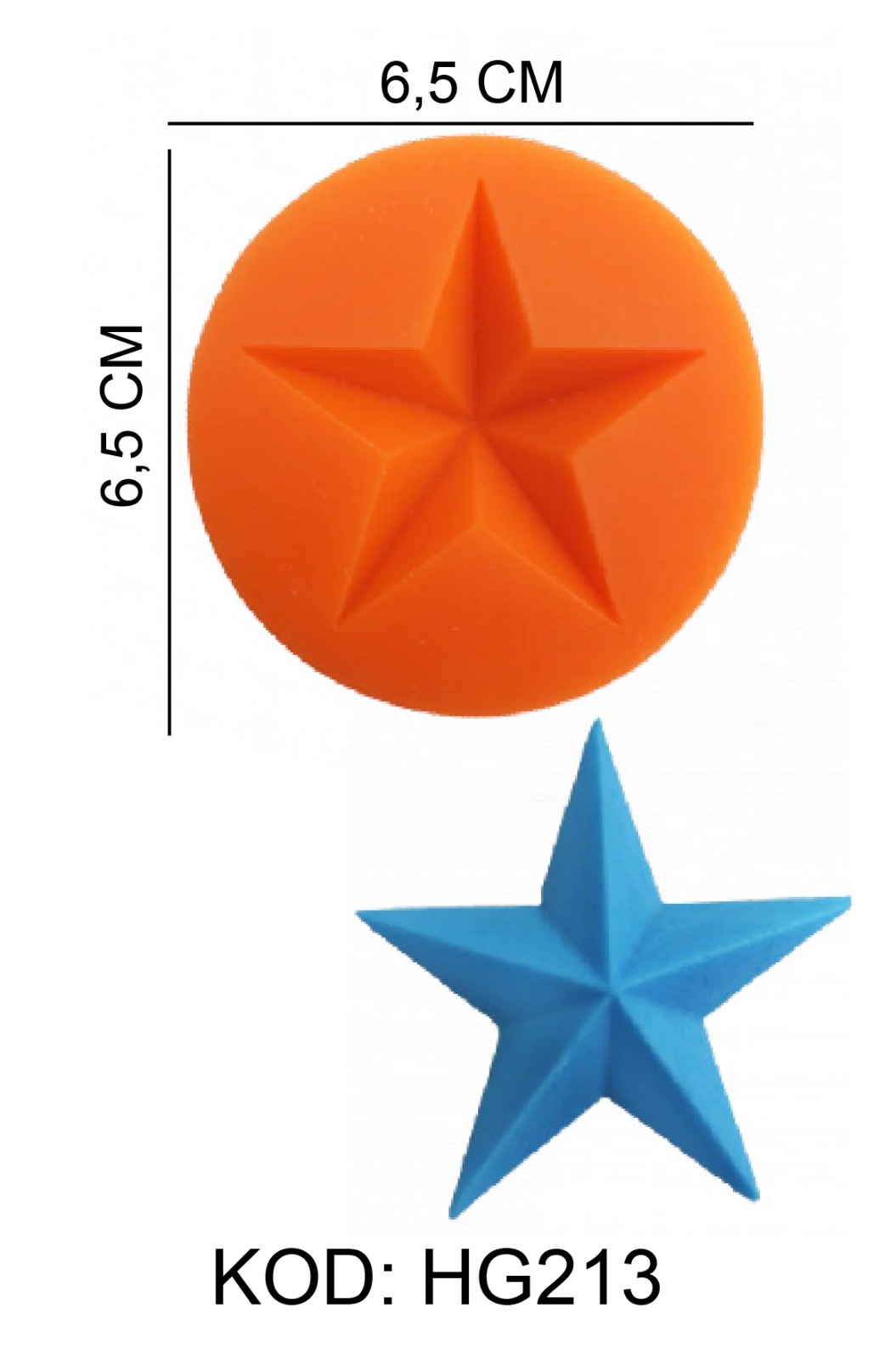 SİLİKON DENİZ YILDIZI KALIP HG-213