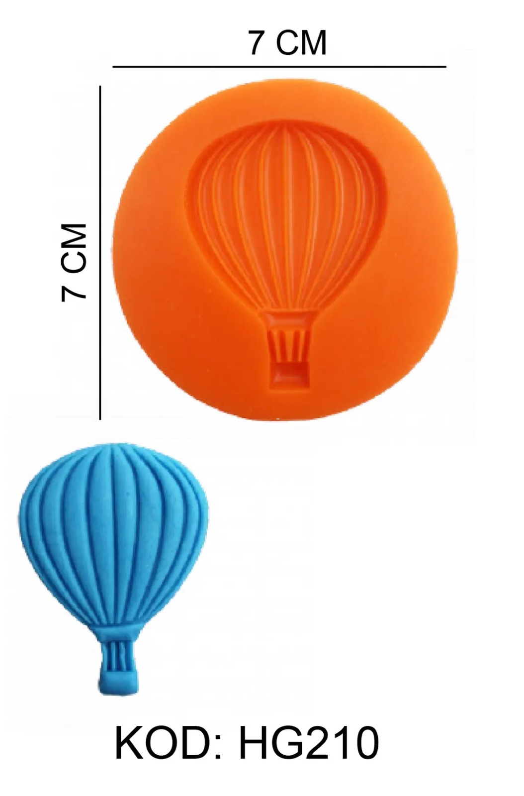 SİLİKON UÇAN BALON KALIP HG-210
