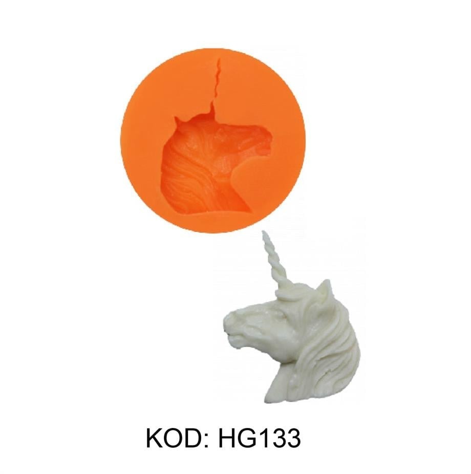 SİLİKON UNICORN KAFA KALIP HG-133