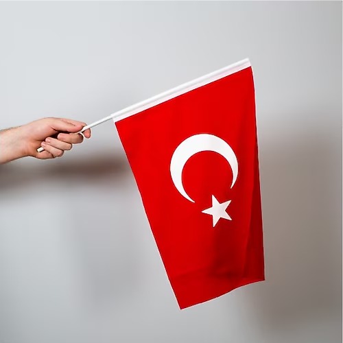 SOPALI TÜRK BAYRAĞI KAĞIT 20X30 10 ADET