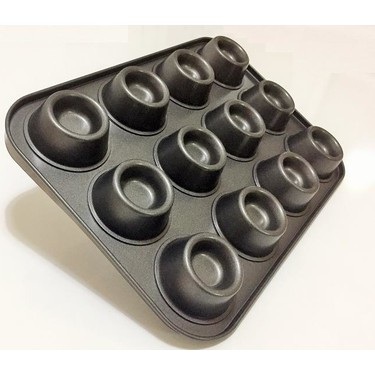 TEFLON MUFFİN 12 Lİ TEPSİ BOMBE MODEL