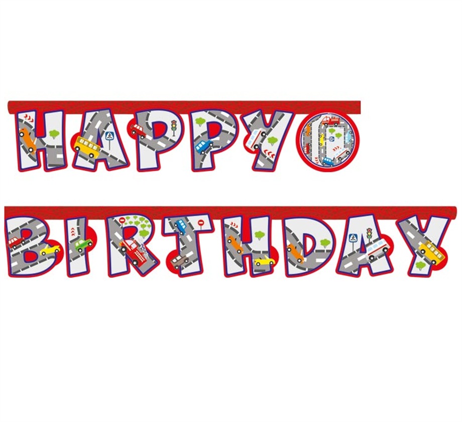 TRAFİK HAPPY BIRTHDAY BANNER
