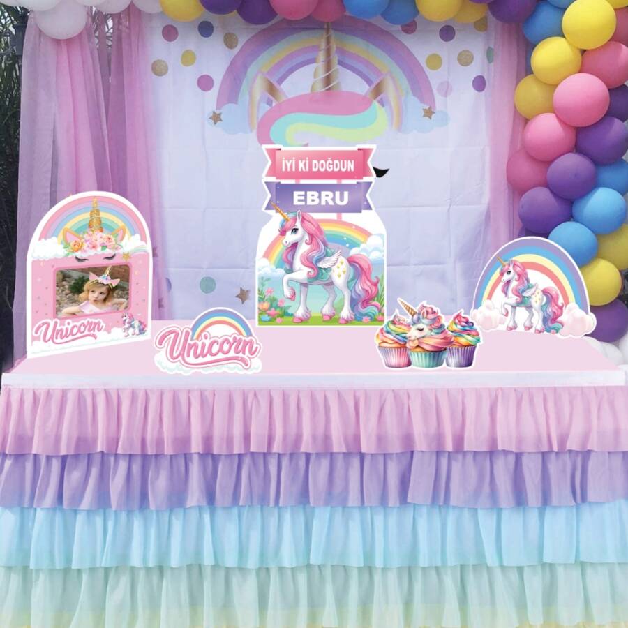 UNICORN TEMA 5 Lİ MASA PANO SET