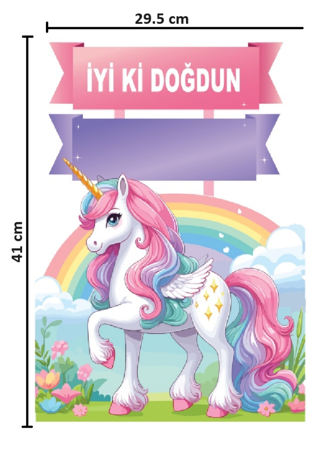 UNICORN TEMA 5 Lİ MASA PANO SET