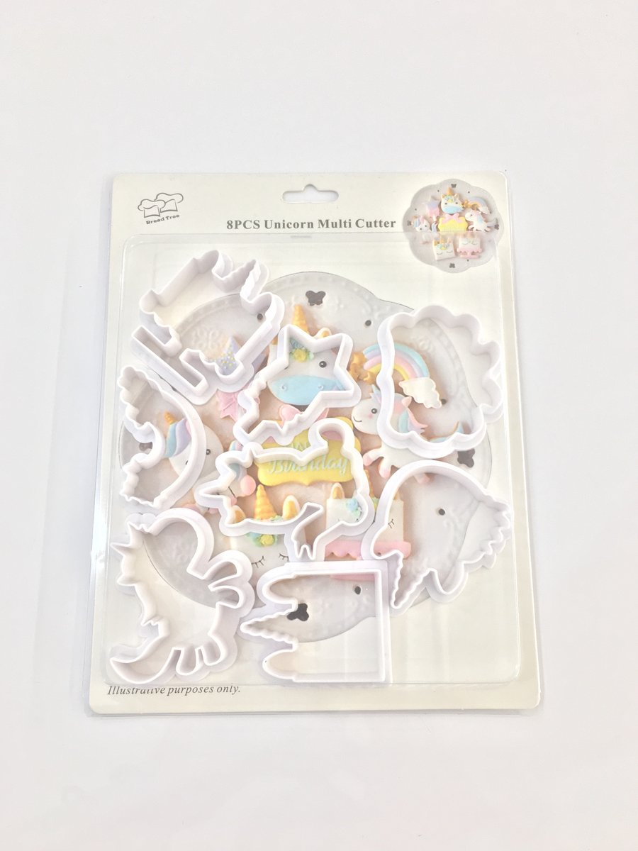 UNICORN TEMA KESME SET 8 Lİ DT3060