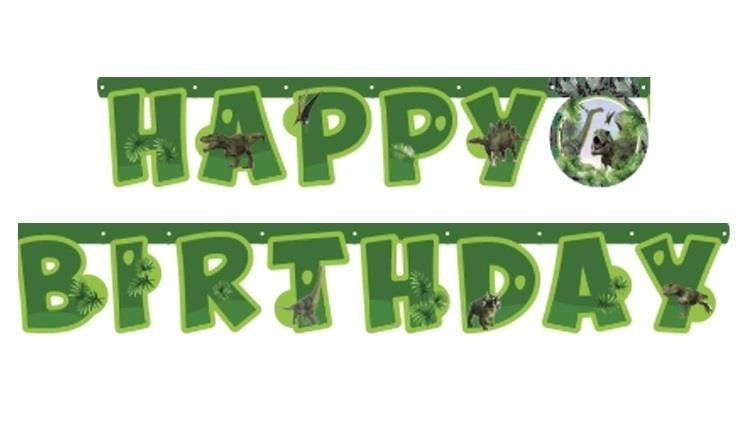 VAHŞİ JURASSIC PARTİ HAPPY BANNER