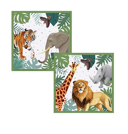 WILD LIFE PEÇETE 16 ADET